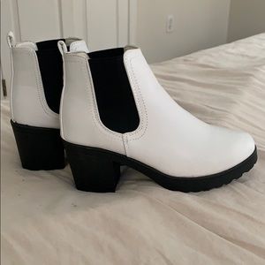 White booties
